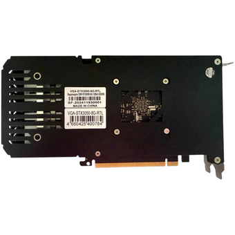  Видеокарта CBR RTX3050 8Gb (VGA-STX3050-8G-RTL) GDDR6, 128bit, 1552-1777Mhz, 1*DP + 1*HDMI 2.1 + 1*DVI, 130W, Ret 