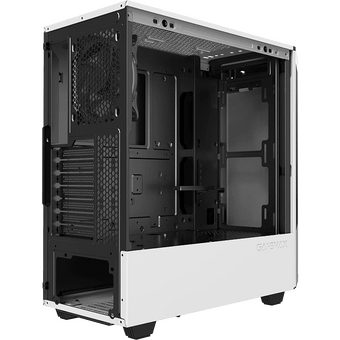  Корпус GameMax T801 Paladin White без БП (Midi Tower, ATX, Белый, Зак.стекло, USB 3.0) 
