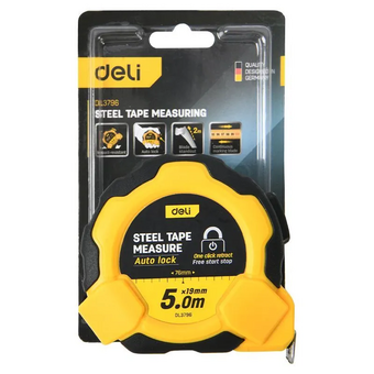  Рулетка Deli DL3796 5мх19мм 