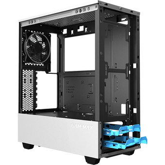  Корпус GameMax T801 Paladin White без БП (Midi Tower, ATX, Белый, Зак.стекло, USB 3.0) 
