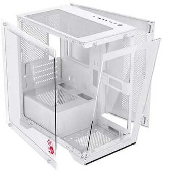  Корпус BLOODY BD-CC105 (BD-CC105-WH), mATX, Midi-Tower, без БП, белый 