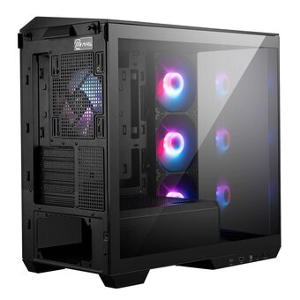  Корпус MSI Mag Pano M100R PZ (306-7G24R25-HH9) MiniTower (MATX, USB 3.2 Gen 1, USB Type-C, 4x120mm ARGB Fan, TG) 