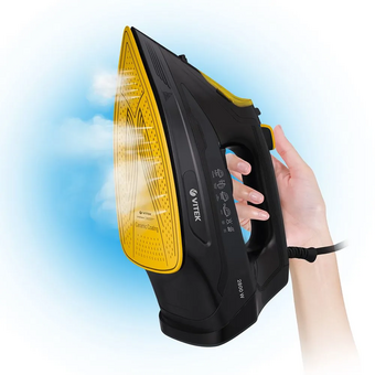  Утюг Vitek VT-8357 черный/желтый 