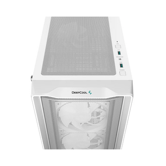  Корпус Deepcool CC560 Mesh V2 WH без БП, боковое окно (закаленное стекло), 3x120мм ARGB LED вентилятор спереди и 1x120мм ARGB LED вентилятор сзади 