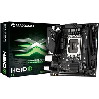  Материнская плата MAXSUN Challenger H610ITX 2LAN 