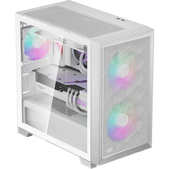  Корпус PcCooler C3D310 WH ARGB без БП 