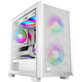  Корпус PcCooler C3D310 WH ARGB без БП 