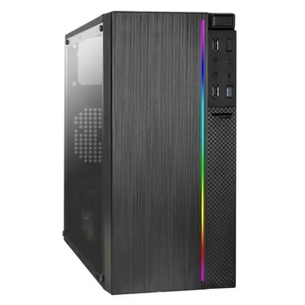  ПК IRU Game 510H6SEA (2073973) MT Ryzen 5 5600 (3.5) 16Gb SSD512Gb RTX3050 6Gb Free DOS GbitEth 500W черный 