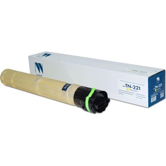  Тонер-картридж NV Print NV-TN-221Y Yellow совместимый для Konica Minolta bizhub C227/C287 (21000k) 