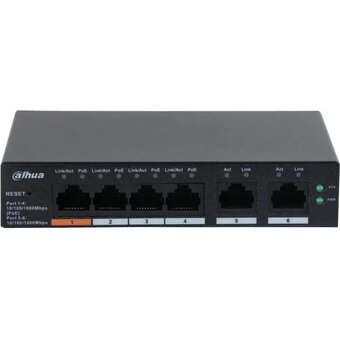 Коммутатор управляемый Dahua DH-CS4006-4GT-60 (L2) 4x1Гбит/с 2xКомбо(1000BASE-T/SFP) 60W 