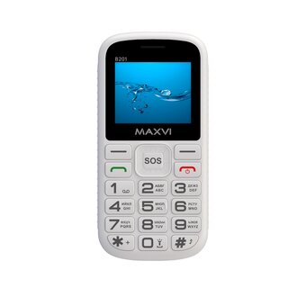  Мобильный телефон MAXVI B201 White 