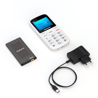  Мобильный телефон MAXVI B201 White 