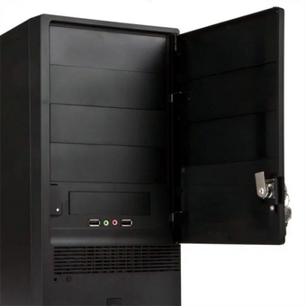  Корпус INWIN EC046BL (6195402) PM-450ATX U3.0*2+A(HD) + key lock and key 