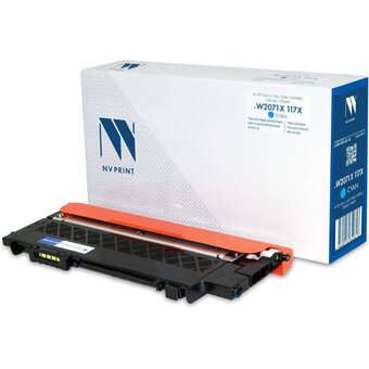  Картридж NV Print NV-W2071X-117X-C Cyan совместимый для HP Color LJ 150/150A/150NW/178NW/179MFP (1300k) 