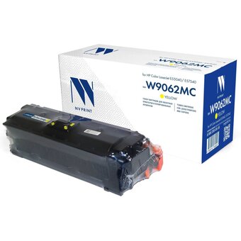  Картридж NV Print NV-W9062MC (NV-W9062MCY) Yellow для HP Color LaserJet E55040/ E57540 (12200k) 