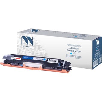  Картридж NV Print CE311A/CRG729 для HP Color LaserJet CP1025/Canon i-SENSYS LBP7010C, cyan (1000K) 
