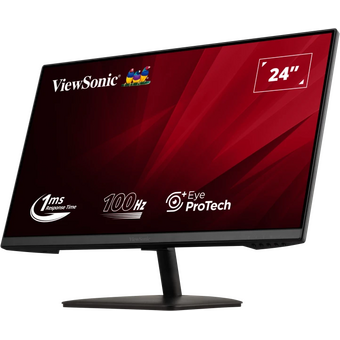 Монитор ViewSonic VA2408-MHDB черный 