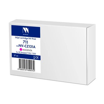  Картридж струйный NV Print 711 (NV-CZ131A) Magenta для HP Designjet T120/T520 (27 мл) 