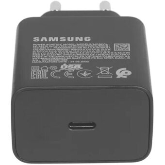  СЗУ Samsung EP-T4510XBEGRU Type-C 45Вт + кабель Type-C, 3A черный 