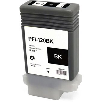  Картридж струйный NV Print PFI-120BK (NV-2885C001) Black для Canon imagePROGRAF TM-200/205/300/305 (130 мл) 