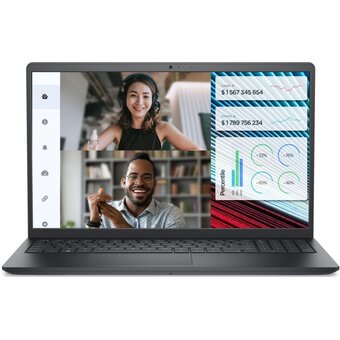  Ноутбук Dell Vostro 3520 (HDL5A91028W-16G) i3-1215U 8Gb+8Gb SSD 512Gb Intel UHD Graphics 15,6 FHD IPS Cam 41Вт*ч Linux Ubuntu KBD RuEng Черный 