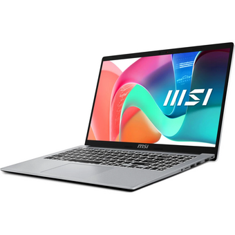  Ноутбук MSI Modern 15 F13MG-254RU (9S7-15S122-254) Core i5 1335U 16Gb SSD512Gb Intel Iris Xe graphics 15.6" IPS FHD (1920x1080) Win11 P серебристый 