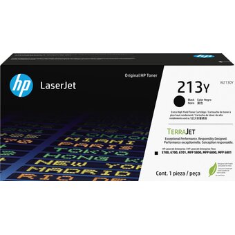  Тонер-картридж HP W2130Y 213Y Extra High Yield, чёрный Black Original LaserJet Toner Cartridge 