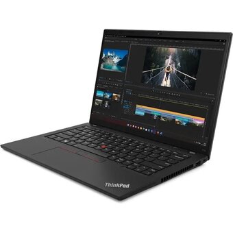  Ноутбук Lenovo ThinkPad T14 Gen 4 (21HESGC300) 14" WUXGA IPS 300N/i7-1355U/16GB/SSD512GB/Intel UHD/Backlit/DOS/Black 