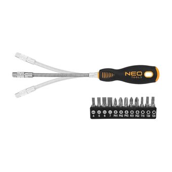  Отвертка гибкая NEO TOOLS 04-215 13 пр. 