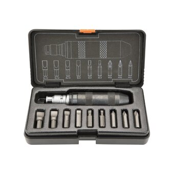  Отвертка ударная NEO Tools 04-250 +набор бит 11 шт 