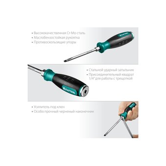 Отвертка ударная Kraftool Impact 250033-5 