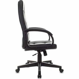  Кресло руководителя Бюрократ CH 002 Fabric черный 3C11 крестов. пластик 