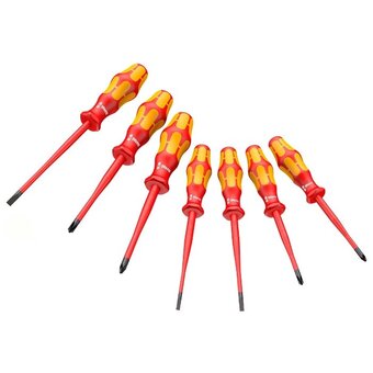  Набор отверток WERA 160 iSS/7 VDE Kraftform Plus 100 (WE-135961) 7 пр. 