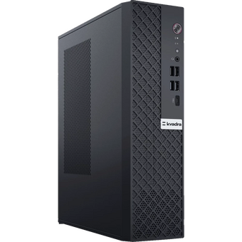  ПК KVADRA Tau (Y20SYSCAS201R-D106B8) SFF Core i3-12100, 16GB DDR4 3200 (1x16GB), SSD 512Gb, Intel Internal, noDVD, wired keyboard + mouse, noOS черный 