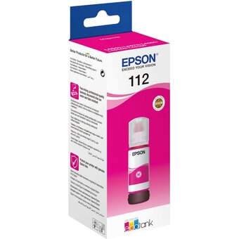  Чернила Epson 112 C13T06C34A пурпурный 70мл для Epson L11160/L15150/L15160 