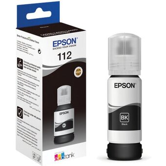  Чернила Epson 112 C13T06C14A черный 127мл для Epson L11160/L15150/L15160 