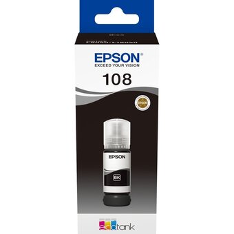  Чернила Epson 108 C13T09C14A черный 70мл для Epson L8050/L18050 