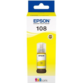  Чернила Epson 108 C13T09C44A желтый 70мл для Epson L8050/L18050 