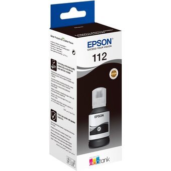  Чернила Epson 112 C13T06C14A черный 127мл для Epson L11160/L15150/L15160 