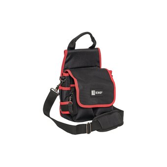  Сумка монтажника поясная с крышкой и ремнем EKF Professional C-14 