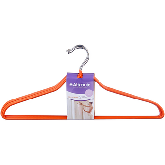  Набор вешалок универсальных Attribute Neo AHS035 Orange 42см 5шт 
