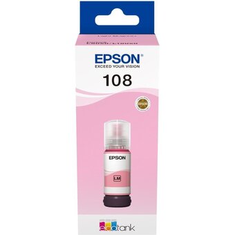 Чернила Epson 108 C13T09C64A светло-пурпурный 70мл для Epson L8050/L18050 