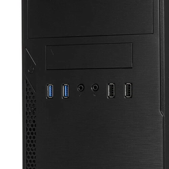  ПК iRU Office 310H6S (2063117) Intel Core i3 12100, DDR4 8ГБ, 512ГБ(SSD), Intel UHD Graphics 730, Free DOS, черный 