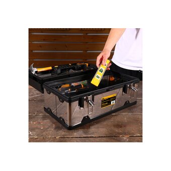  Ящик для инструментов DEKO Tool box 23M (085-3003) серебристый 