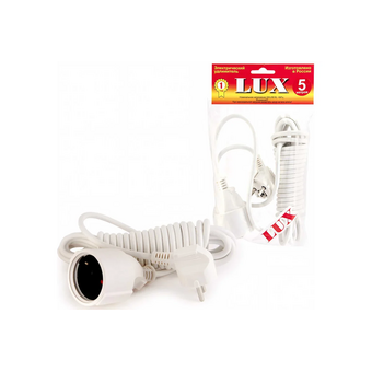  Сетевой удлинитель LUX У-161-05 с з/к 250В/16а/5м 