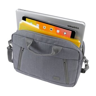  Сумка для ноутбука Case Logic Huxton (HUXA213GR) серый 