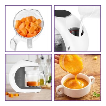 Блендер-пароварка KITFORT КТ-2322-1 белый   Блендер-пароварка KITFORT КТ-2322-1 белый