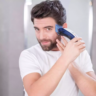  Машинка для стрижки Wahl Color Pro Lithium синий/белый (79600-3716) 