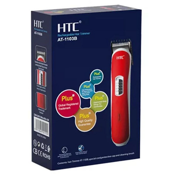  Машинка для стрижки HTC АТ-1103В красный 