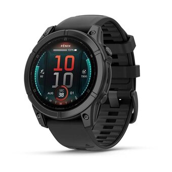  Smart-часы Garmin Fenix E, 47мм, 1.4" 010-03025-01 черный/серый 